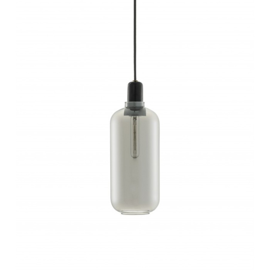 Relief Relief | Normann Copenhagen Amp Lamp Large Smoke/Zwart Cm Dia11,2 X H26