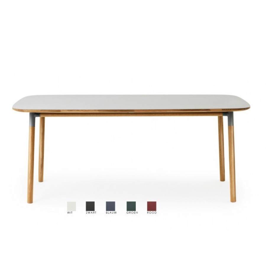 Furniture Furniture Dining Tables | Normann Copenhagen Form Table Oak Legs Cm 200 X 95 X H74.4