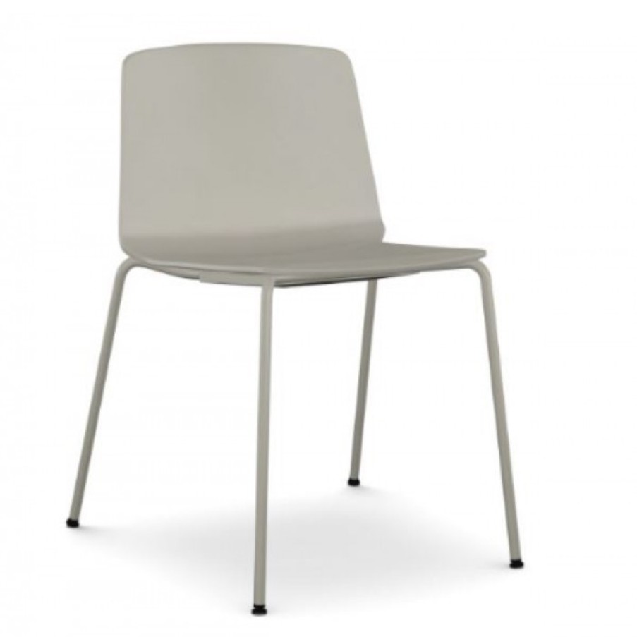 Furniture Furniture Chairs | Kristalia Rama Stoel Beige Cm 54 X 54 X H75