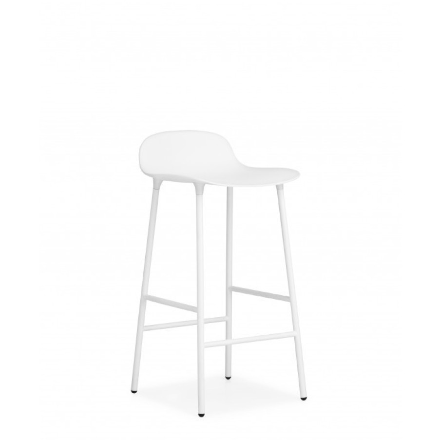 Furniture Furniture Bar Chairs | Normann Copenhagen Form Barstoel Set Van 2 Cm 42,2 X 42,5 X H77