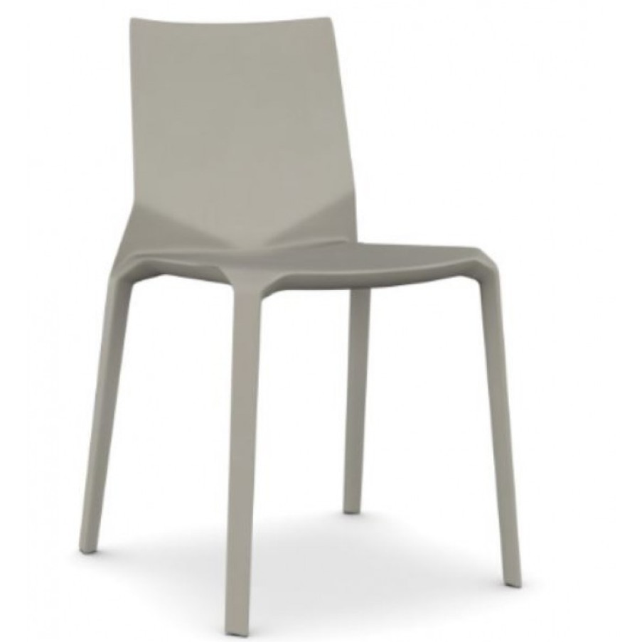 Furniture Furniture Chairs | Kristalia Plana Stoel Set Van 4 Beige Cm 49