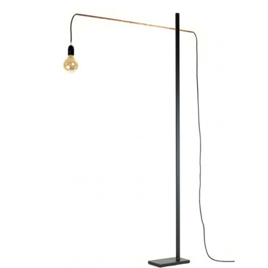 Room Relief | Serax Flamingo Lamp Medium Black/Copper Cm 90 X 13 X H162