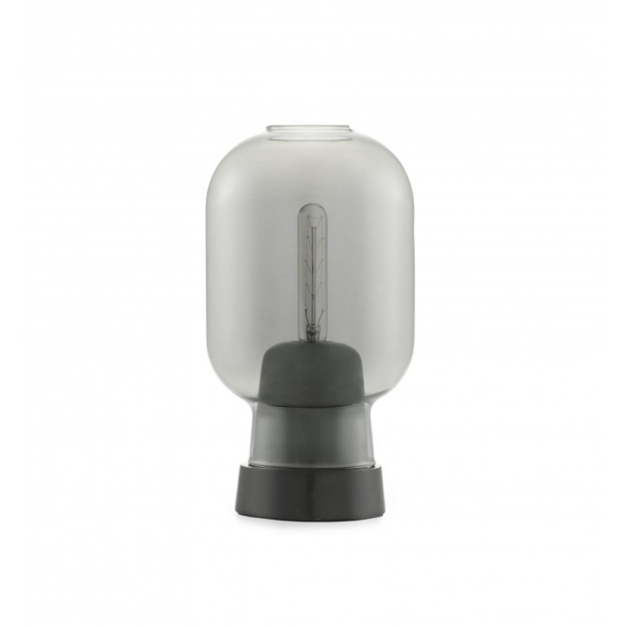 Relief Relief | Normann Copenhagen Amp Table Lamp Smoke/Black Cm Dia14 X H26.5