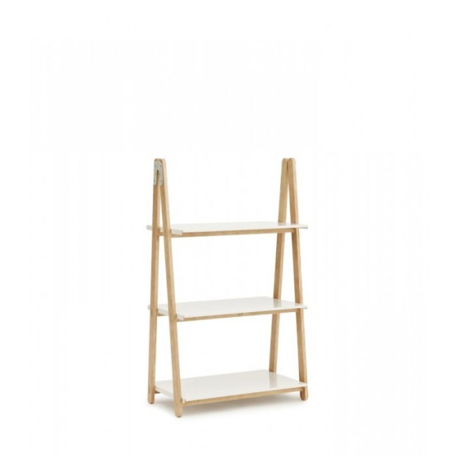 Furniture Furniture Book Furniture | Normann Copenhagen One Step Up Bookcase Low Wit Cm 78 X 45 X H126