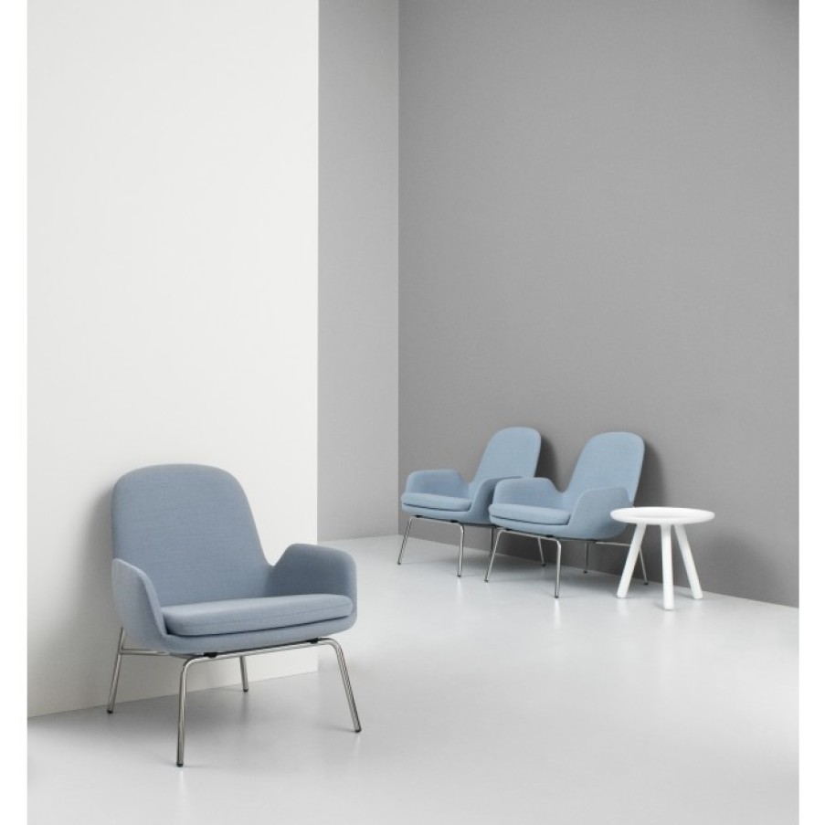 Furniture Furniture Relaxation Chairs | Normann Copenhagen Era Lounge Low Chrome Cm 75 X 72 X H77