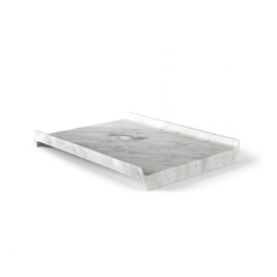 Decor Decor | Atipico Slitta Carrara Bowl Cm 40 X 30 X H4.5