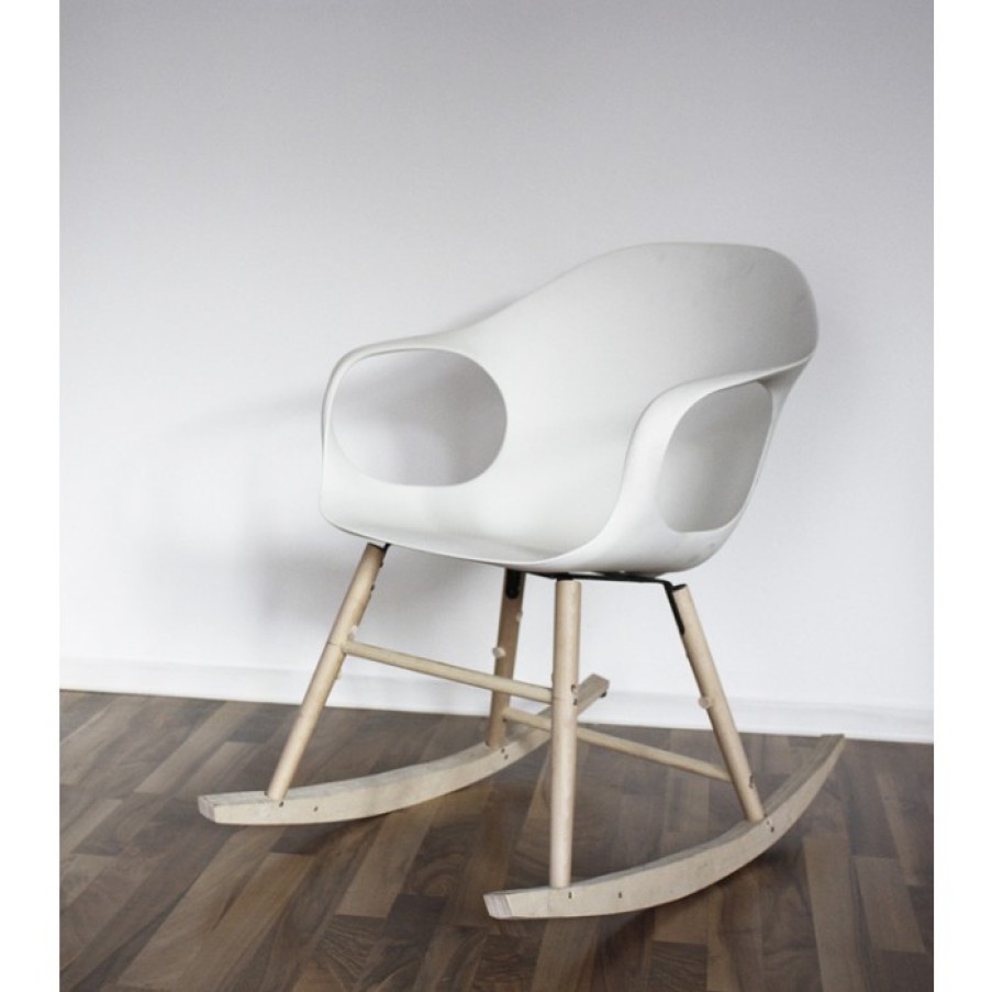 Furniture Furniture Relaxation Chairs | Kristalia Elephant Rocking Chair Oak Leg Cm 62 X 84 X 81