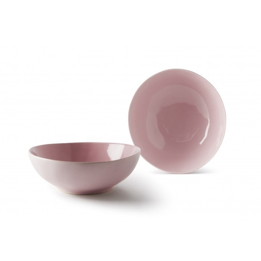 Room Outlet | Fill Salvia Soup Bowl Set Of 4 Rose Cm Dia17.5 X H6