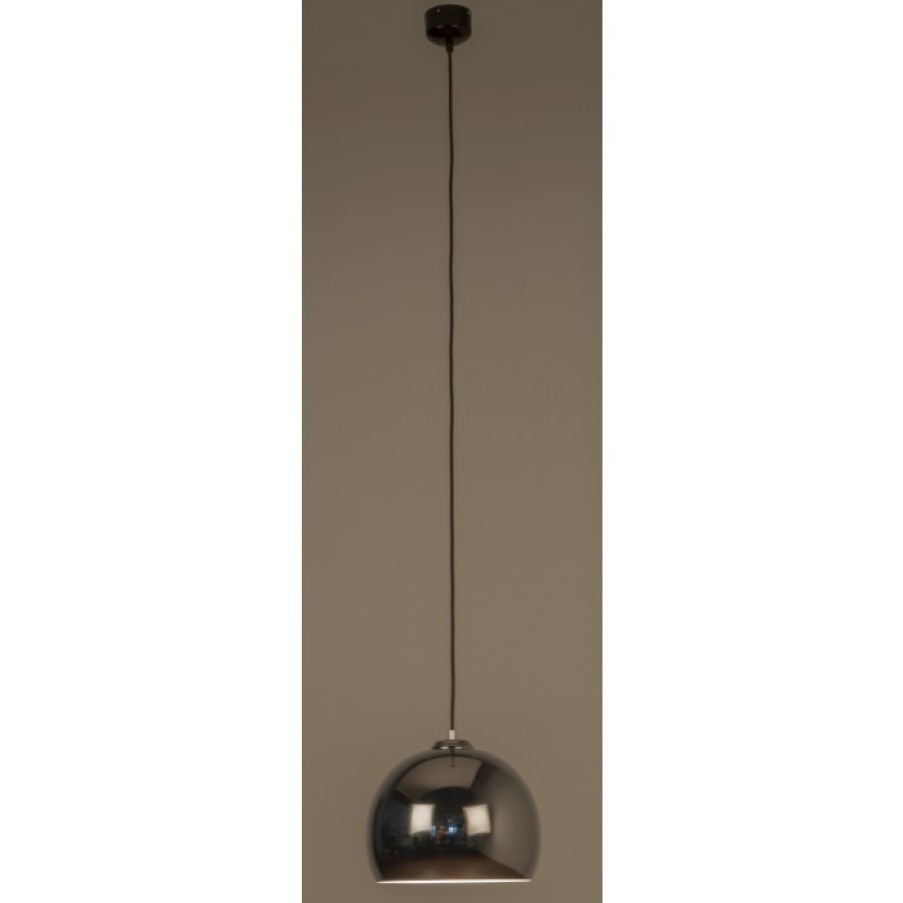 Relief Hanging lamps | Pure Big Glow Pendant Chrome Cm Dia27 X H21