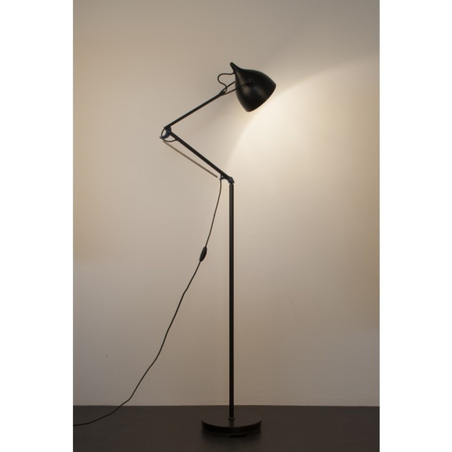 Relief Relief | Zuiver Reader Stand Lamp Zwart Cm Dia25