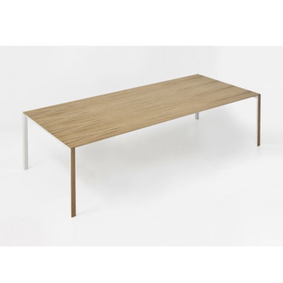 Furniture Furniture Dining Tables | Kristalia Thin-K Longo Table White/Oak