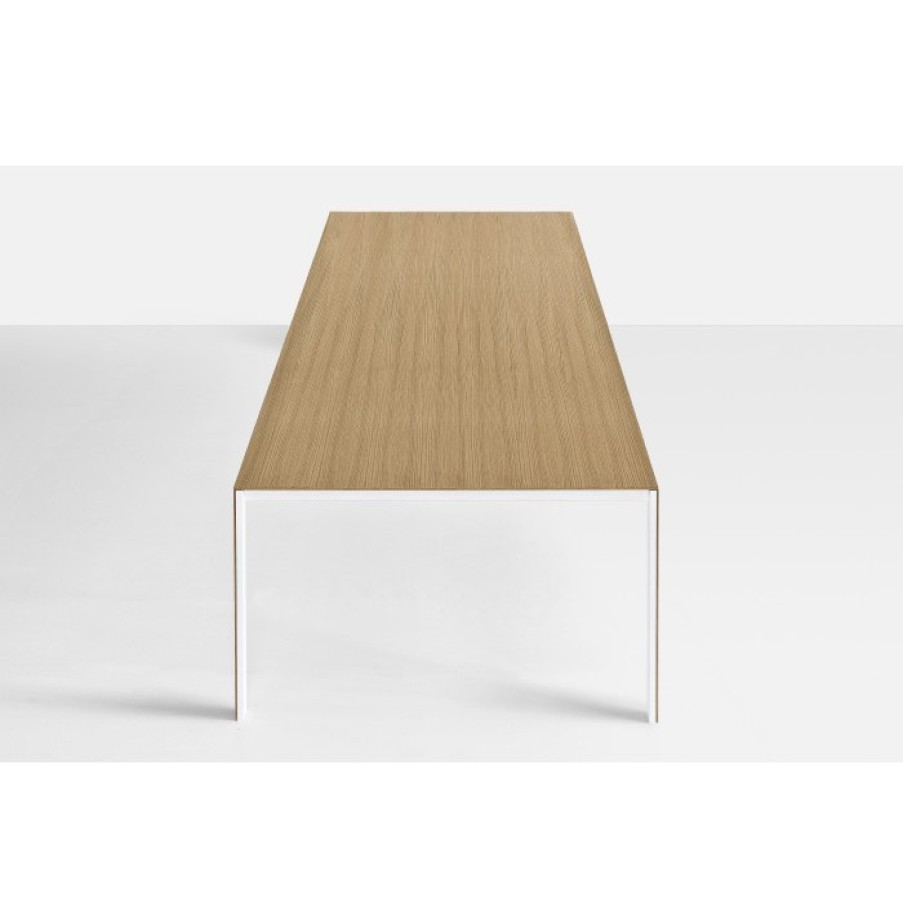 Furniture Furniture Dining Tables | Kristalia Thin-K Longo Table White/Oak