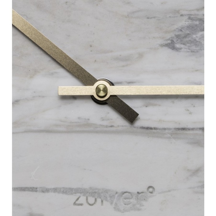 Decor Decor | Pure Marble Time Clock Marble Cm Dia25 X H4.5 Cm