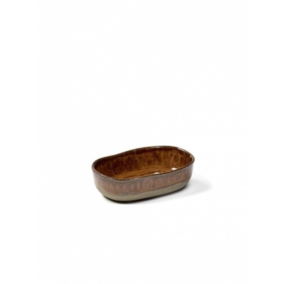 Decor Decor | Serax Deep Bord Merci N°8 Oker/Bruin Cm 9,8