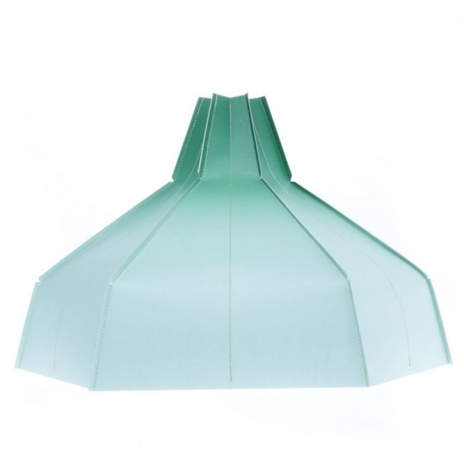 Relief Relief | Tiny Miracles Folding Paper Lamp White Green Shades