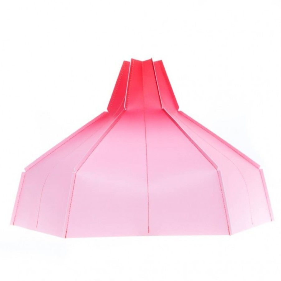 Relief Relief | Tiny Miracles Folding Paper Lamp White Pink Shades