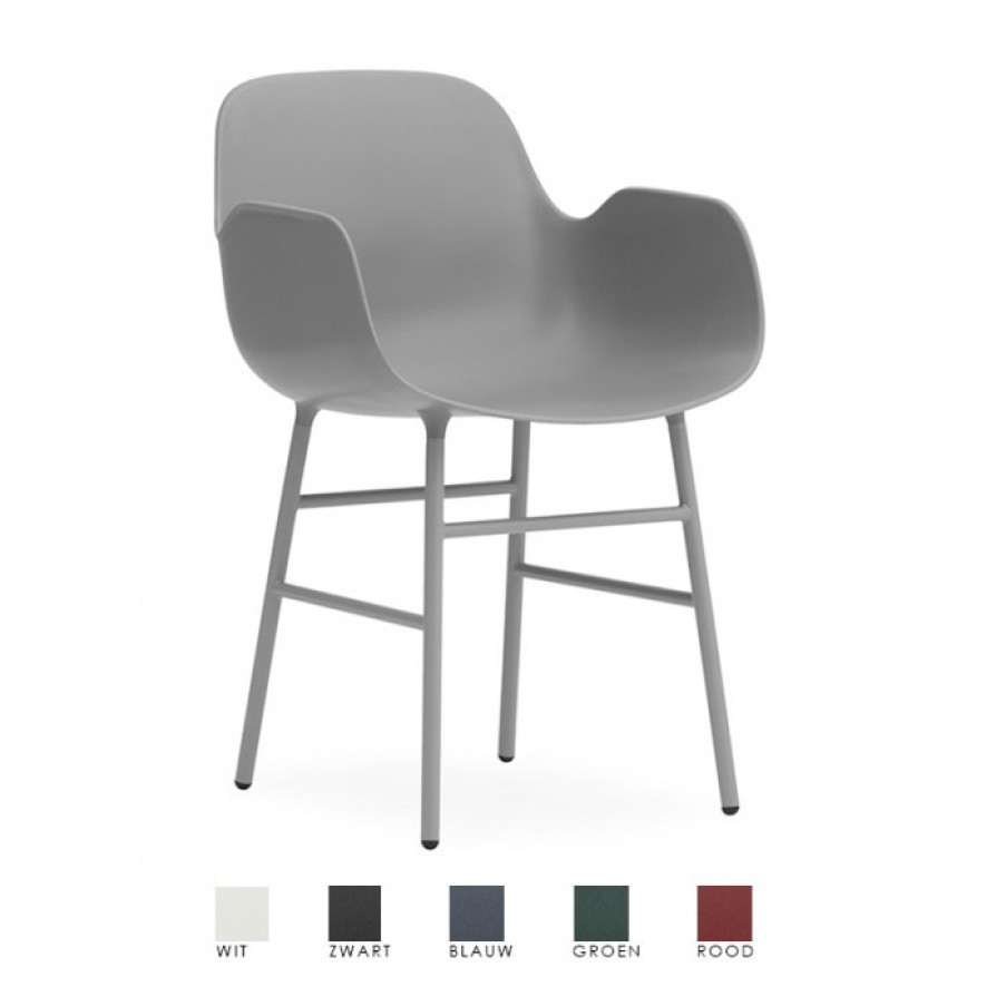 Furniture Furniture Chairs | Normann Copenhagen Form Armstoel Set Van 2 Cm 52 X 56 X H78