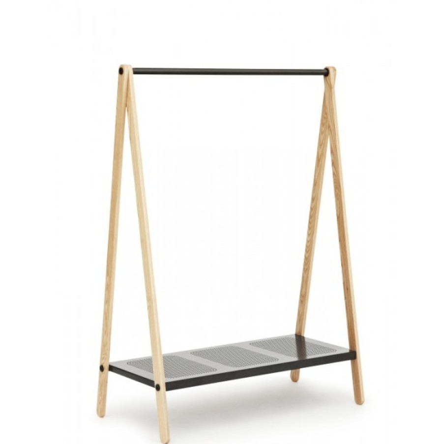 Furniture Furniture Clothing Furniture | Normann Copenhagen Toj Rack Large Gray Cm 120 X 59.5 X H160