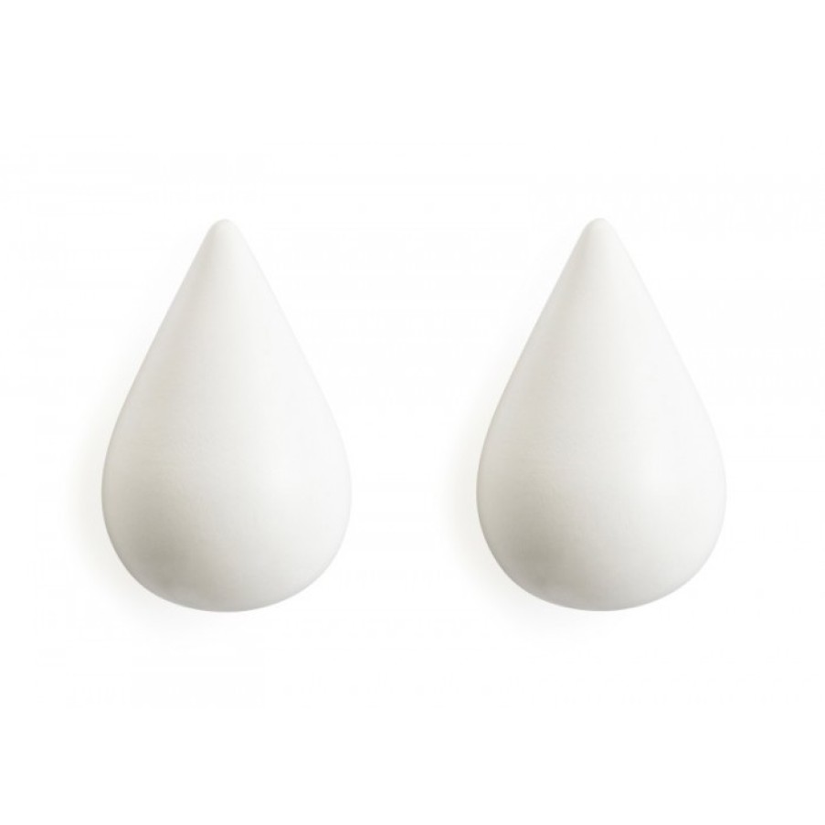 Relief Decor | Normann Copenhagen Dropit Small Set Van 2 Wit Mm 77 X 50 X 80