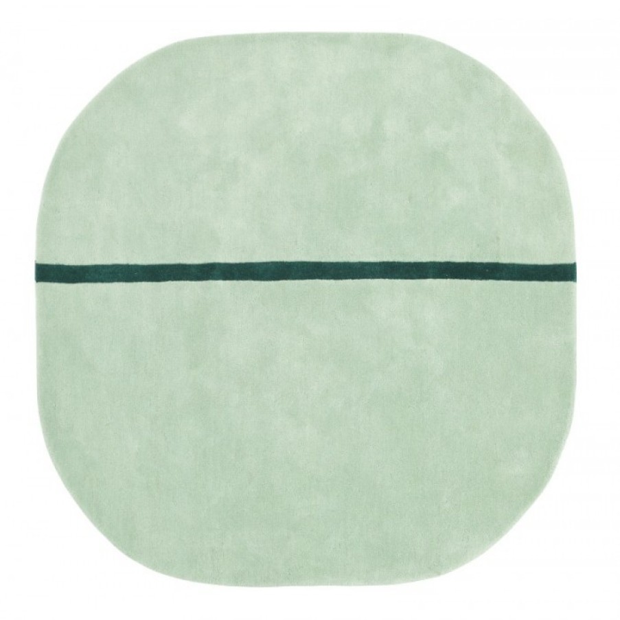 Textile Textile | Normann Copenhagen Oona Carpet Green Cm 140 X 140