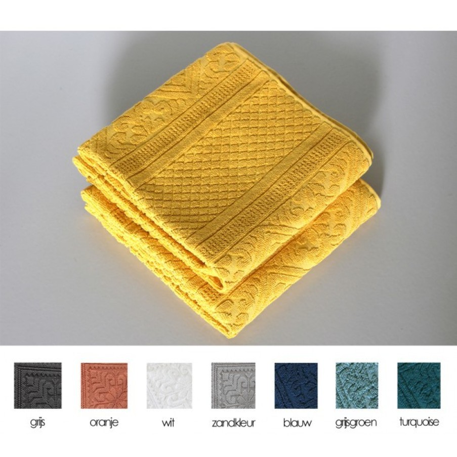 Textile Textile | Vivaraise Zoe Towel Tournesol Set Of Four Cm 50 X 100