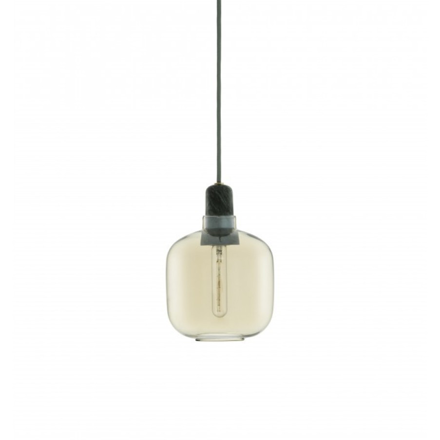 Relief Relief | Normann Copenhagen Amp Lamp Small Goud/Groen Cm Dia14 X H17