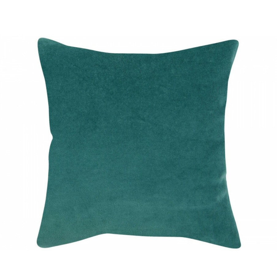 Textile Textile | Vivaraise Cushion Uni Elise Vert De Gris 45X45 - Set Of Two