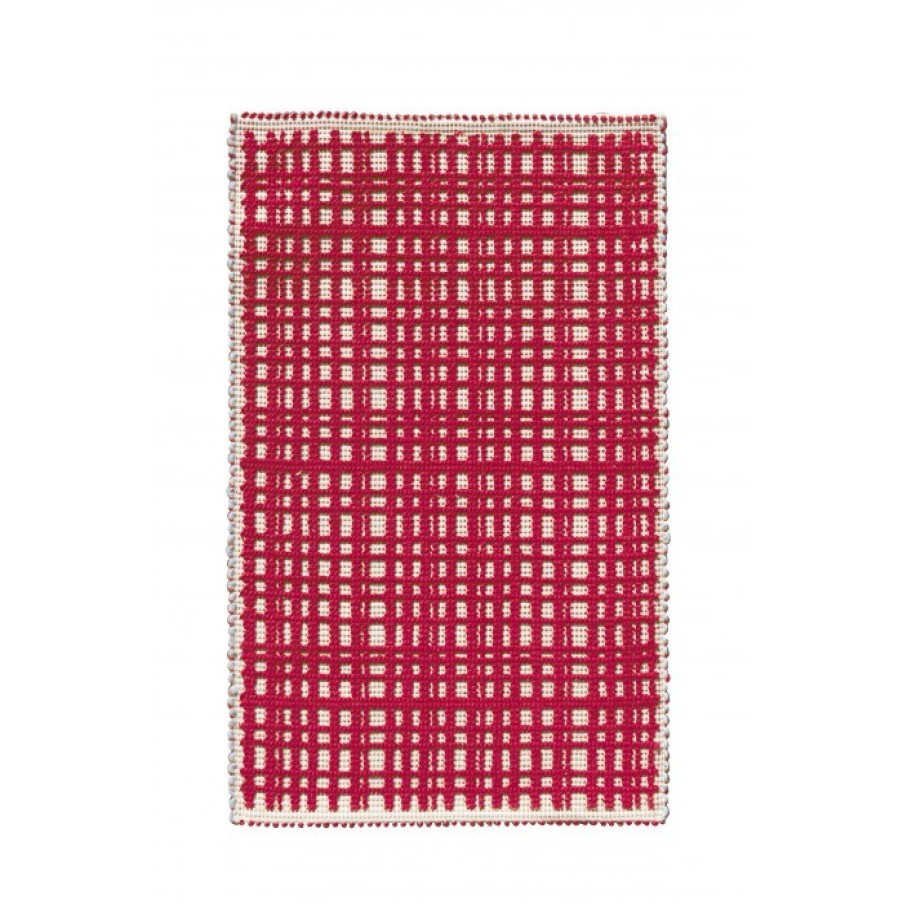 Textile Textile | Ilaria.I Tapijt Tartan Rood Cm 60 X 100