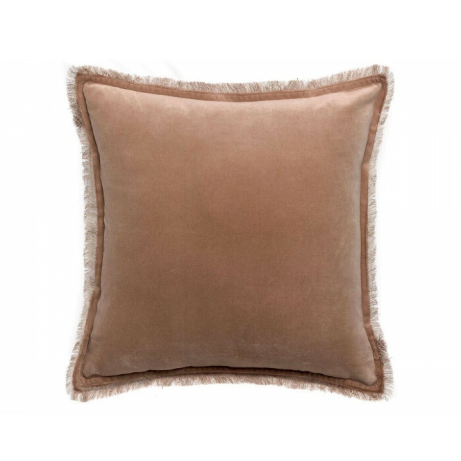 Textile Textile | Vivaraise Cushion Uni Fara Sesame 45X45 - Set Of Two