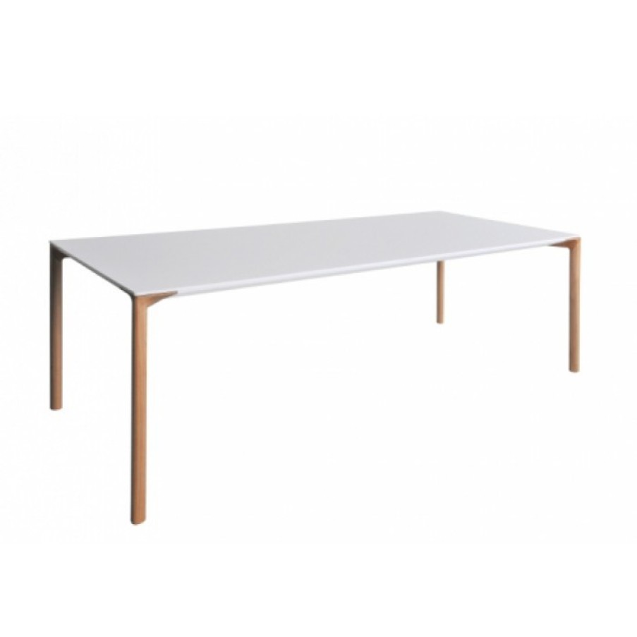 Furniture Furniture Dining Tables | Kristalia Boiacca Tafel Eik/Wit Cm 200