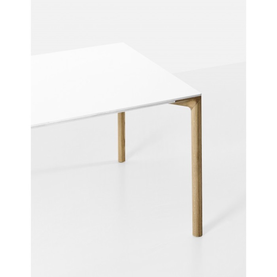 Furniture Furniture Dining Tables | Kristalia Boiacca Tafel Eik/Wit Cm 200