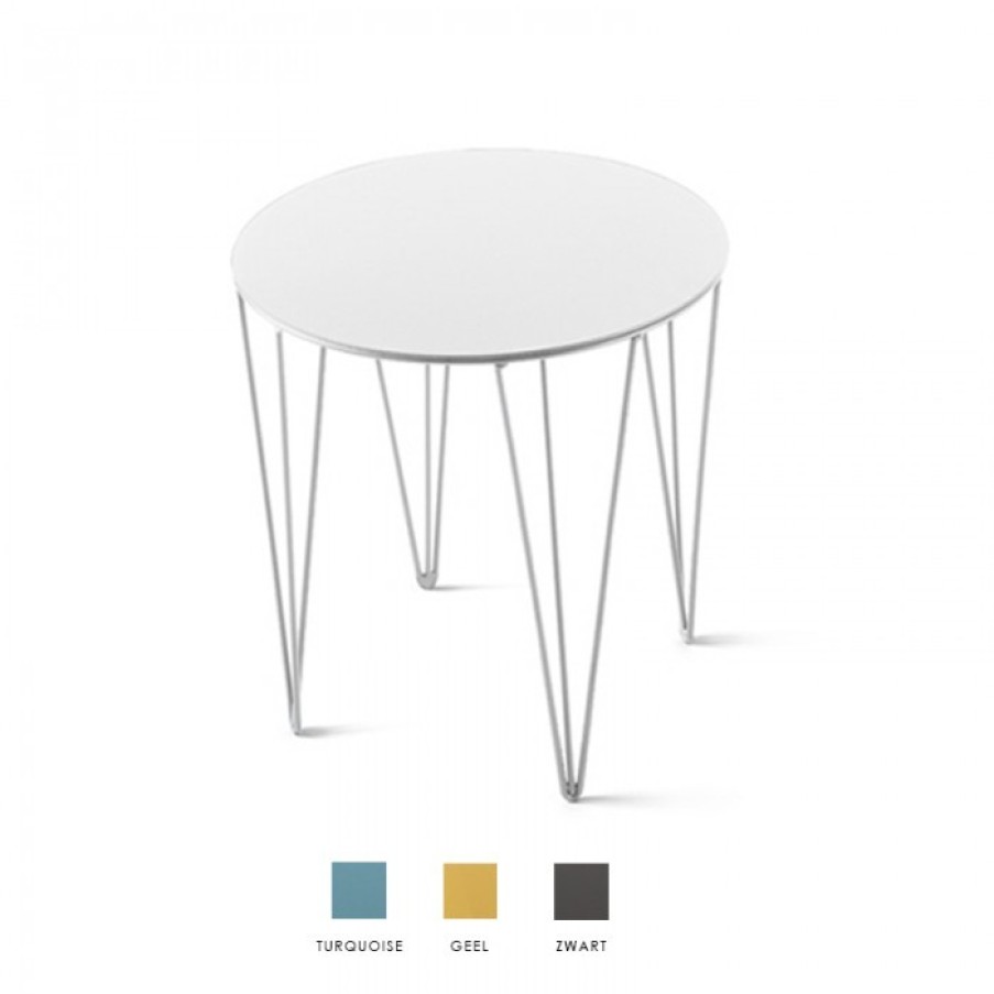 Furniture Furniture Side And Coffee Tables | Atipico Shell Tafel Round Cm Dia35