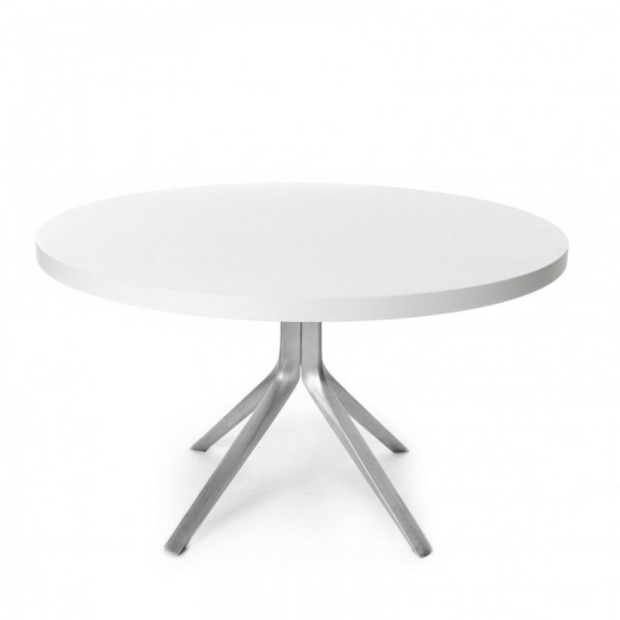 Furniture Furniture Dining Tables | Kristalia Oops Extendable Table Alu/White