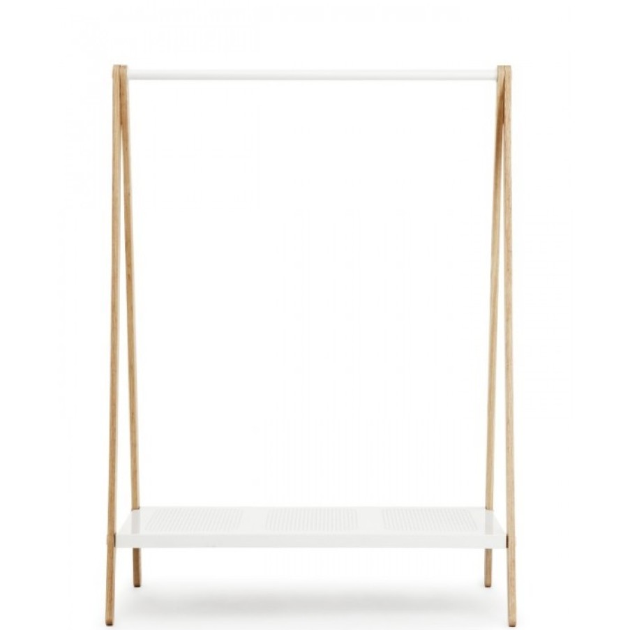 Furniture Furniture Clothing Furniture | Normann Copenhagen Toj Rack Large White Cm 120 X 59.5 X H160