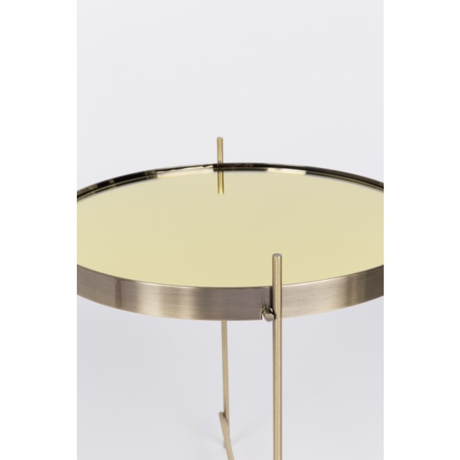 Furniture Furniture Side And Coffee Tables | Zuiver Cupid Tafel Small Messing Cm Dia43 X H45