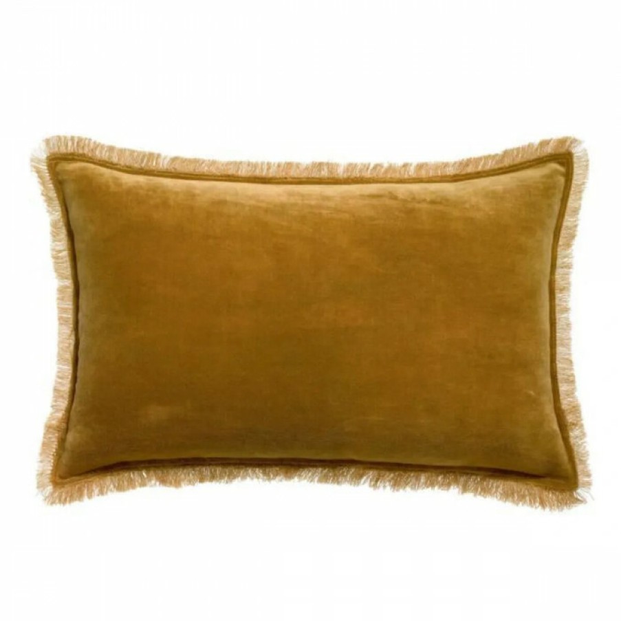 Textile Textile | Vivaraise Cushion Uni Fara Bronze 30X50 - Set Of Two