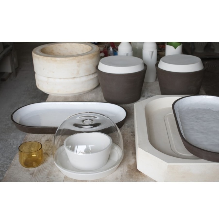 Decor Decor | Atipico Large Bowl Crudo Set Of 4 Earth Cm Dia26 X H17