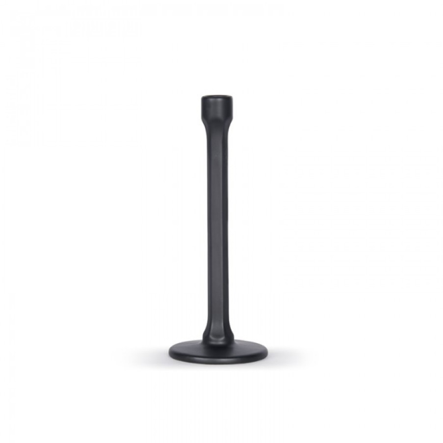 Decor Decor | Atipico Esag Candlestick Black Single High Cm H27