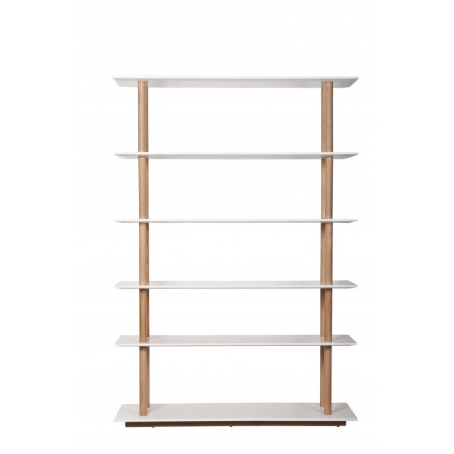 Furniture Furniture Book Furniture | Zuiver High On Wood Bookshelf Cm 120 X 39 X H168.5