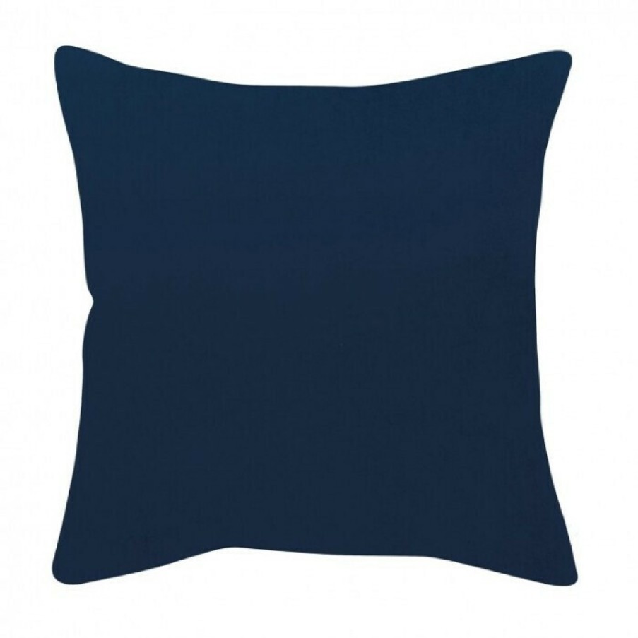 Textile Textile | Vivaraise Cushion Uni Elise Eclipse 45X45 - Set Of Two