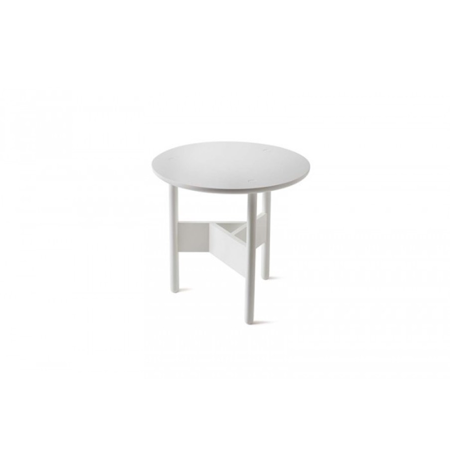 Furniture Furniture Side And Coffee Tables | Atipico Tafel Orbital Wit Rond Small Cm Dia50 X H45