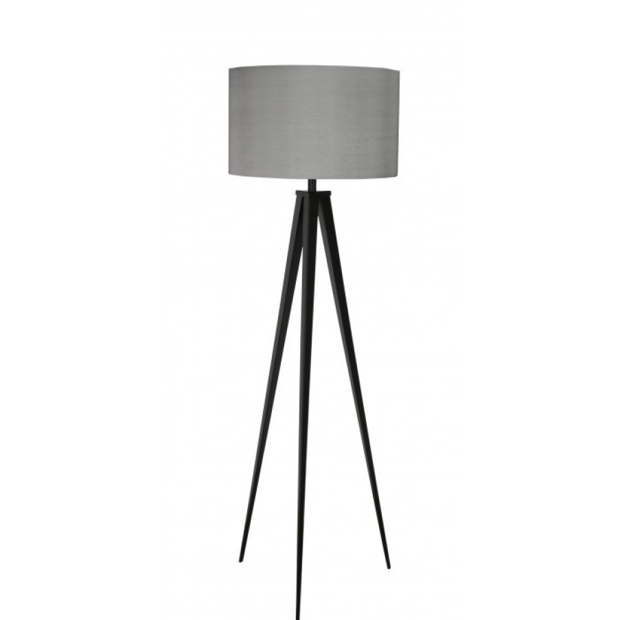 Relief Relief | Zuiver Tripod Standing Lamp Black/Gray Cm Dia50 X H157