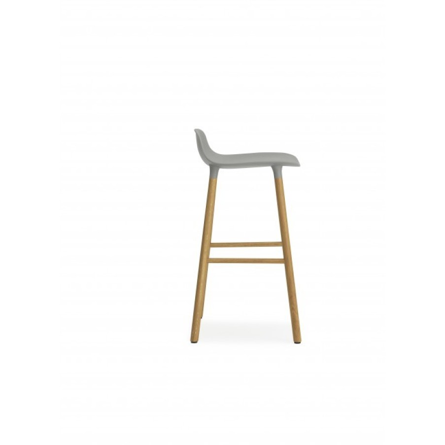 Furniture Furniture Bar Chairs | Normann Copenhagen Form Bar Chair Oak Legs Set Of 2 Cm 42.2 X 40.8 X H77