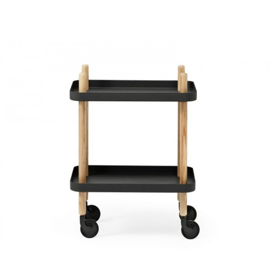 Room Outlet | Normann Copenhagen Block Table Black Cm 50 X 35 X H64