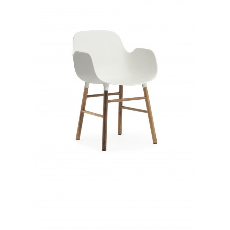 Furniture Furniture Chairs | Normann Copenhagen Form Armchair Walnut Legs Set Of 2 Cm 52 X 56 X H78