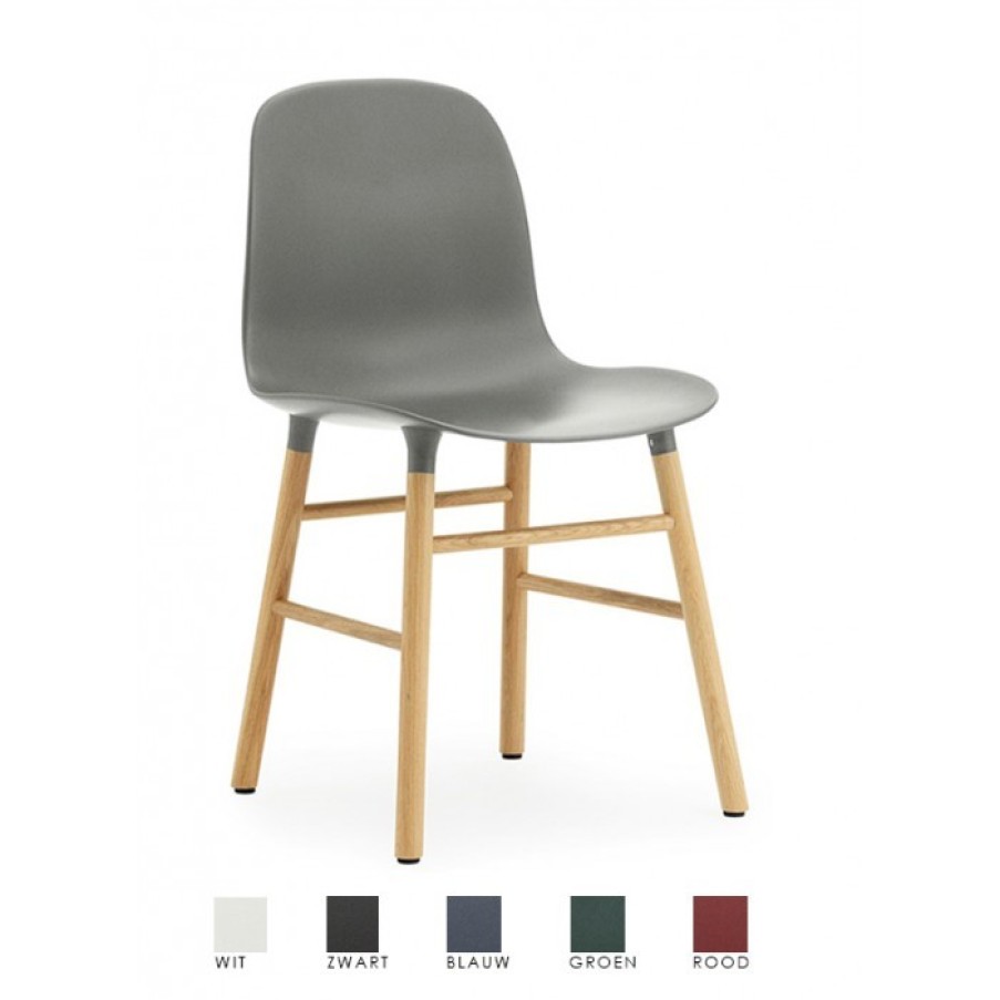 Furniture Furniture Chairs | Normann Copenhagen Form Chair Oak Legs Set Of 2 Cm 52 X 48 X H78