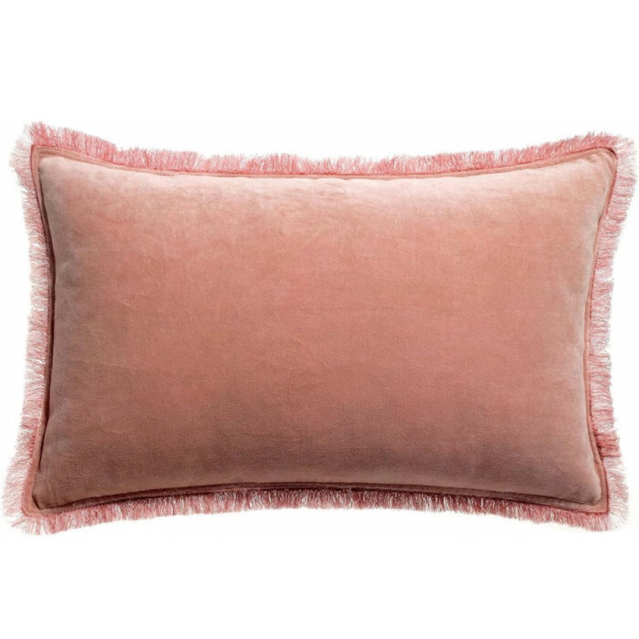 Textile Textile | Vivaraise Cushion Uni Fara Pink 30X50 - Set Of Two