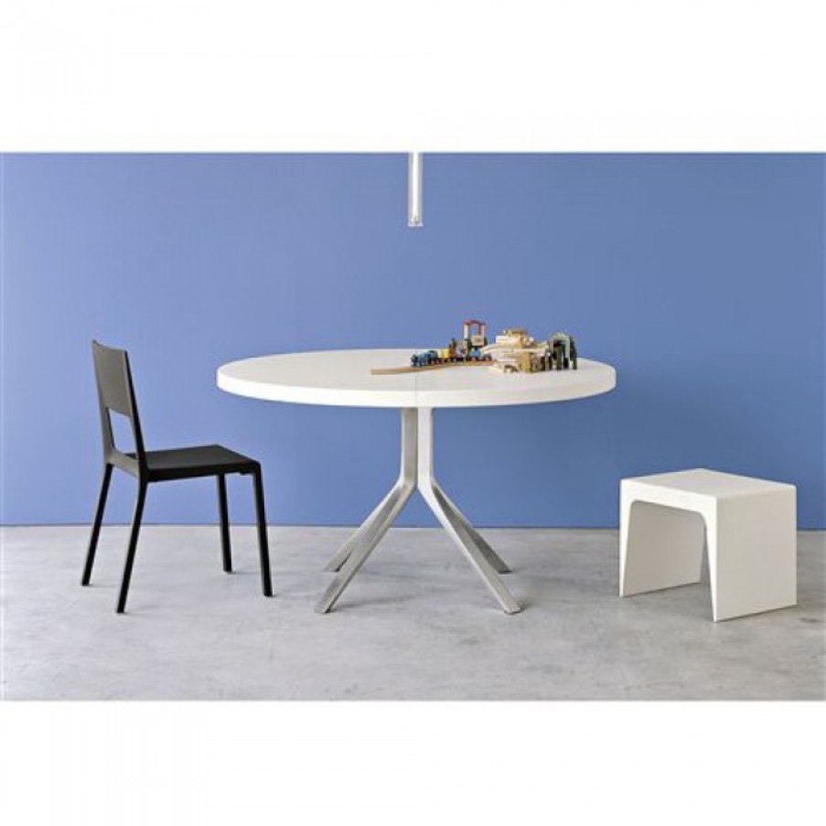 Furniture Furniture Dining Tables | Kristalia Oops Tafel Alu/Wit