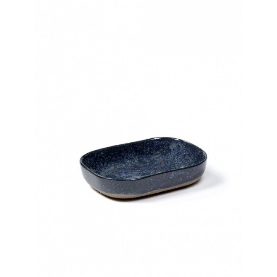 Decor Decor | Serax Deep Bord Merci N°7 Donkerblauw Cm 14,5 X 10,5 X H3