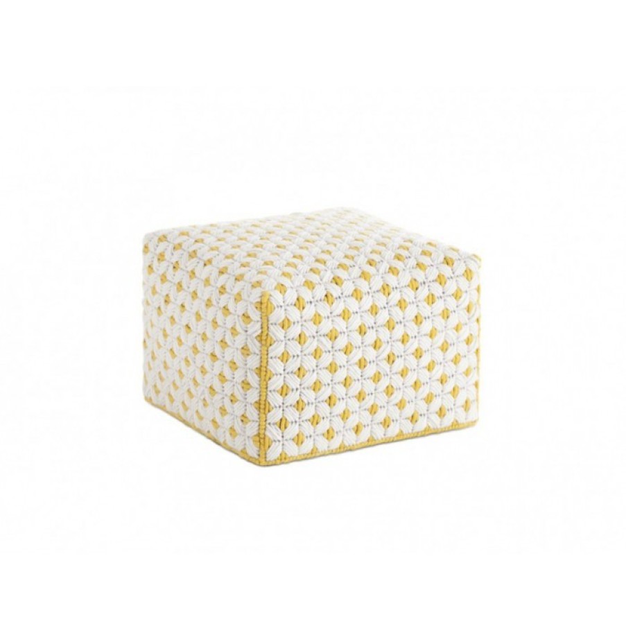 Furniture Furniture | Gan Silai Pouf White Cm 52 X 52 X H35